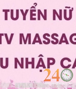 Tuyển Nhân Viên Massage Nữ Quận Bình Thạnh